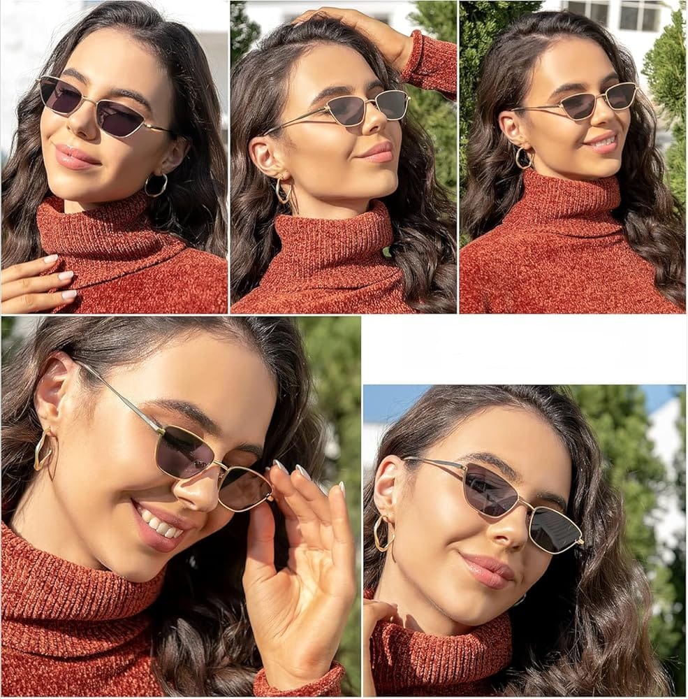 Eyesace® Classic Retro Sunglasses for Women - Vintage Steampunk Style with UV400 Protection