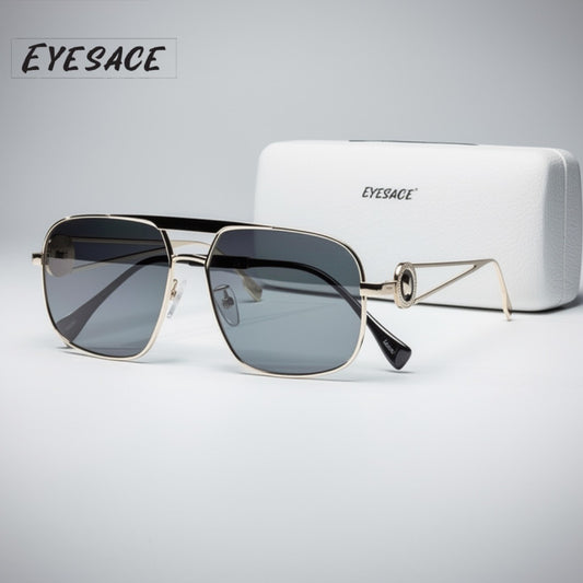 Eyesace® Celebrity Inspired Dhurandar Look Sunglasses for Men & Women | UV Protected | Trendy Dhurandar Style Black Sunglasses | UV400 Protection | Premium Fashion|