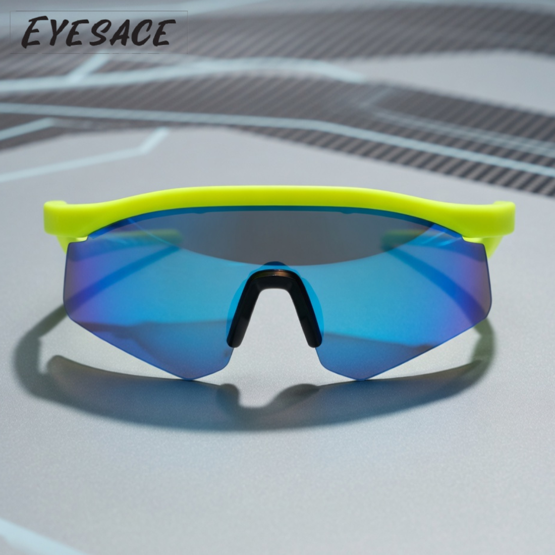 Sports Sunglasses for Unisex Youth IPLCricket Baseball Fishing Cycling Running Golf Mountain Bike Goggles Glasses UV400 Protection | Sport Sunglasses Cycling MTB Running Ski Golf Sport Sunglasses Removable Sport Prescription Glasses By Eyesace®