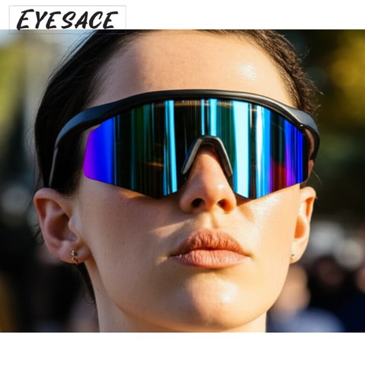 Sports Sunglasses for Unisex Youth IPLCricket Baseball Fishing Cycling Running Golf Mountain Bike Goggles Glasses UV400 Protection | Sport Sunglasses Cycling MTB Running Ski Golf Sport Sunglasses Removable Sport Prescription Glasses By Eyesace®