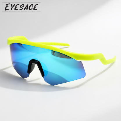 Sports Sunglasses for Unisex Youth IPLCricket Baseball Fishing Cycling Running Golf Mountain Bike Goggles Glasses UV400 Protection | Sport Sunglasses Cycling MTB Running Ski Golf Sport Sunglasses Removable Sport Prescription Glasses By Eyesace®