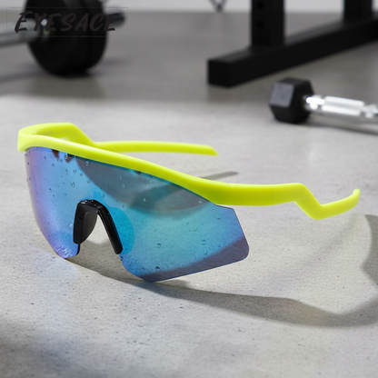 Sports Sunglasses for Unisex Youth IPLCricket Baseball Fishing Cycling Running Golf Mountain Bike Goggles Glasses UV400 Protection | Sport Sunglasses Cycling MTB Running Ski Golf Sport Sunglasses Removable Sport Prescription Glasses By Eyesace®