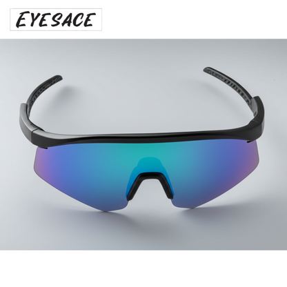 Sports Sunglasses for Unisex Youth IPLCricket Baseball Fishing Cycling Running Golf Mountain Bike Goggles Glasses UV400 Protection | Sport Sunglasses Cycling MTB Running Ski Golf Sport Sunglasses Removable Sport Prescription Glasses By Eyesace®
