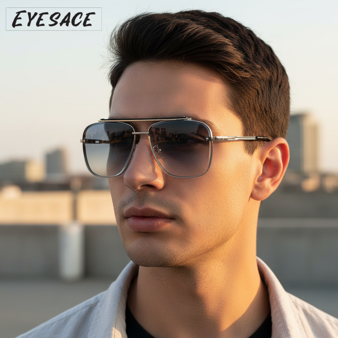 Clean lines. Bold personality. Eyesace sunglasses are crafted for those who don’t follow style — they define it. Every angle speaks confidence, every look leaves an impression. Upgrade your everyday vibe with something truly premium.