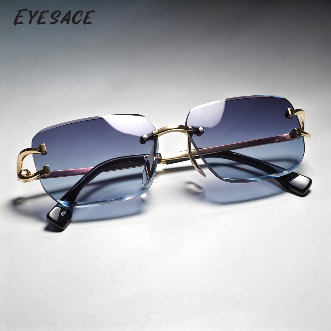 Abhishek Sharma ✨🖤 Gold & blue — a combo that speaks luxury and power.  Eyesace Sunglasses adding that perfect royal touch. Every look sharper, every moment premium. 😎  Not just style… it’s a signature.  🕶️ Eyesace Sunglasses