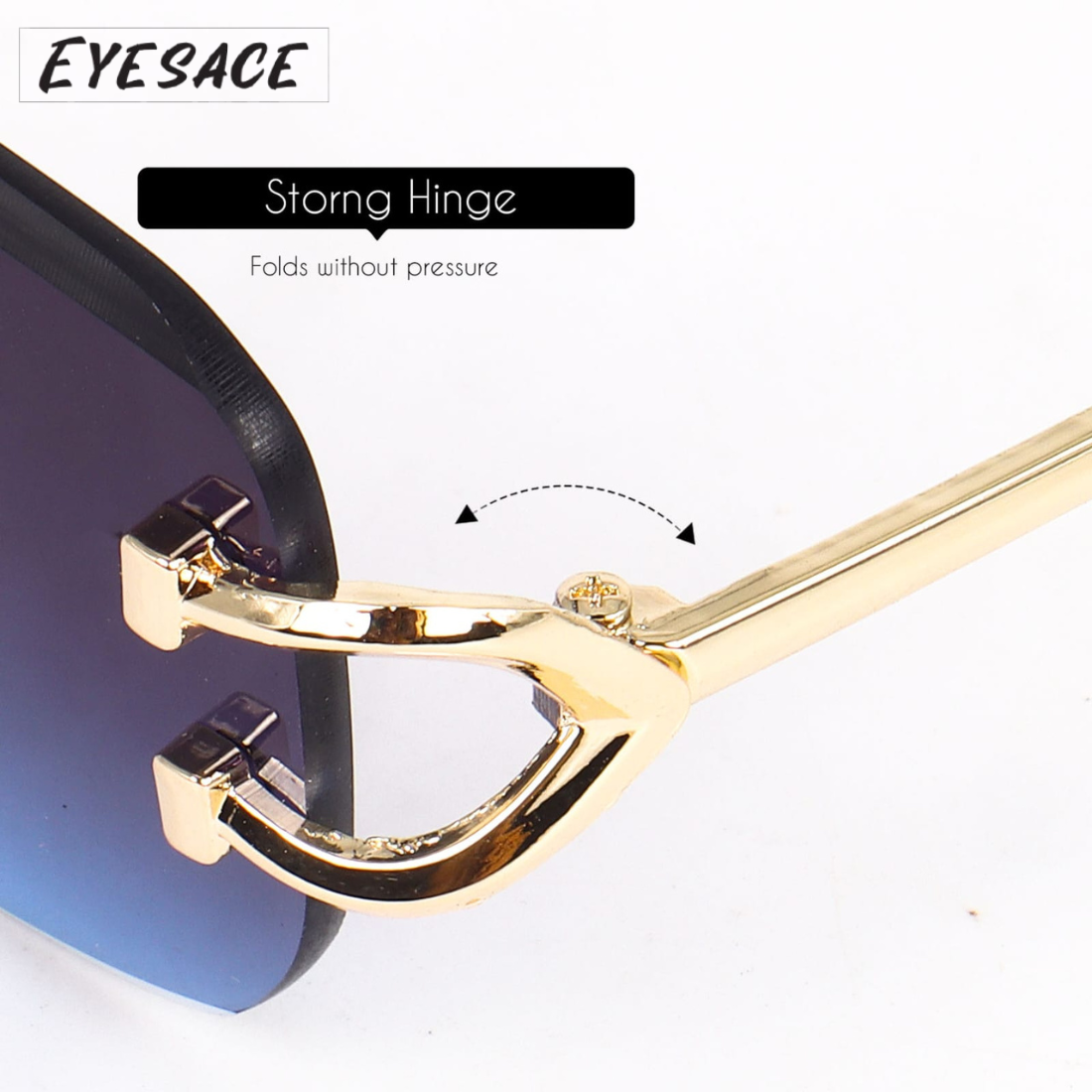 Abhishek Sharma ✨🖤 Gold & blue — a combo that speaks luxury and power.  Eyesace Sunglasses adding that perfect royal touch. Every look sharper, every moment premium. 😎  Not just style… it’s a signature.  🕶️ Eyesace Sunglasses
