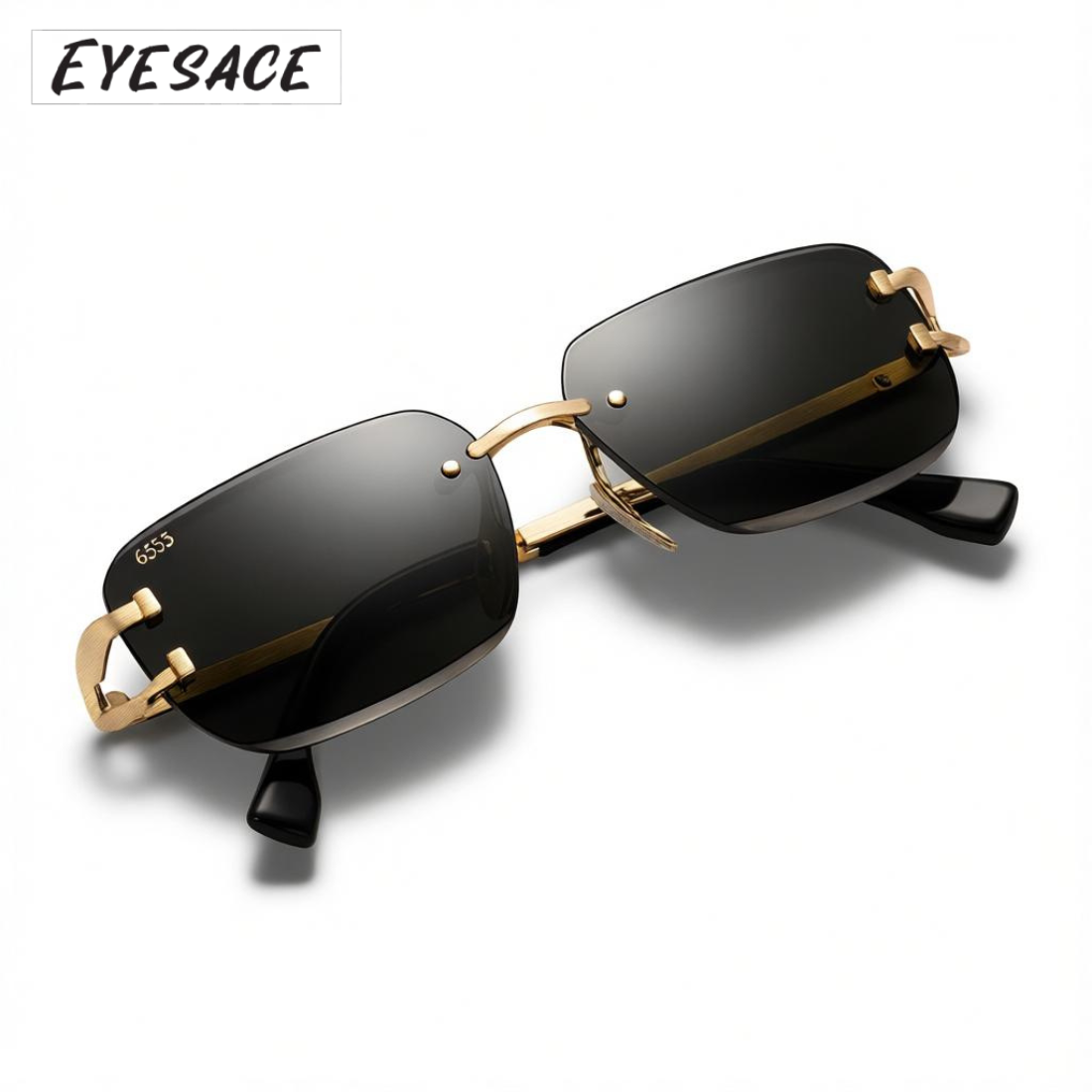 Abhishek Sharma Sunglasses !Power isn’t shown, it’s felt. 🖤✨ And with these gold & black Eyesace Sunglasses, it hits different.  Clean design, bold presence, timeless class. 😎  🕶️ Eyesace