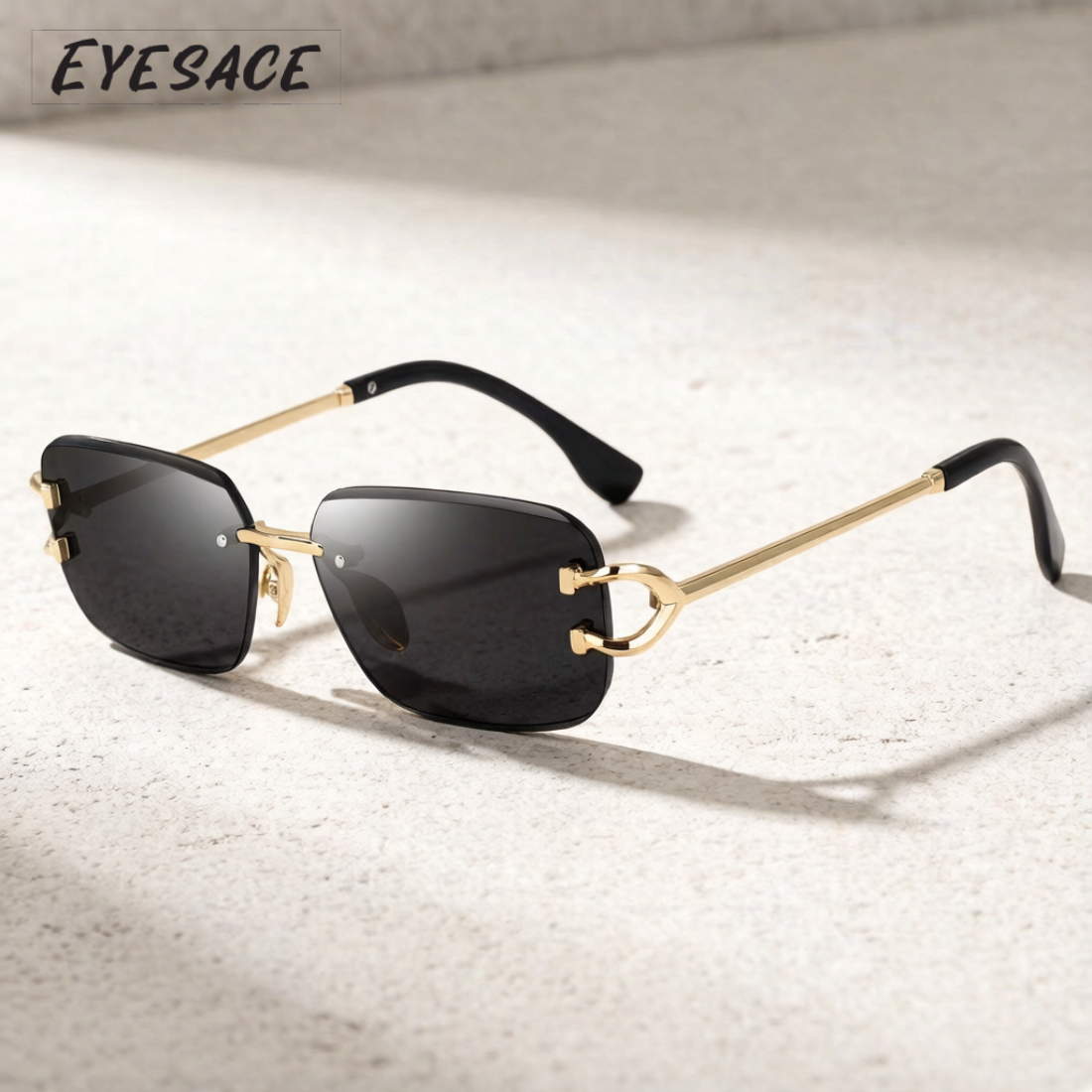 Abhishek Sharma Sunglasses !Power isn’t shown, it’s felt. 🖤✨ And with these gold & black Eyesace Sunglasses, it hits different.  Clean design, bold presence, timeless class. 😎  🕶️ Eyesace