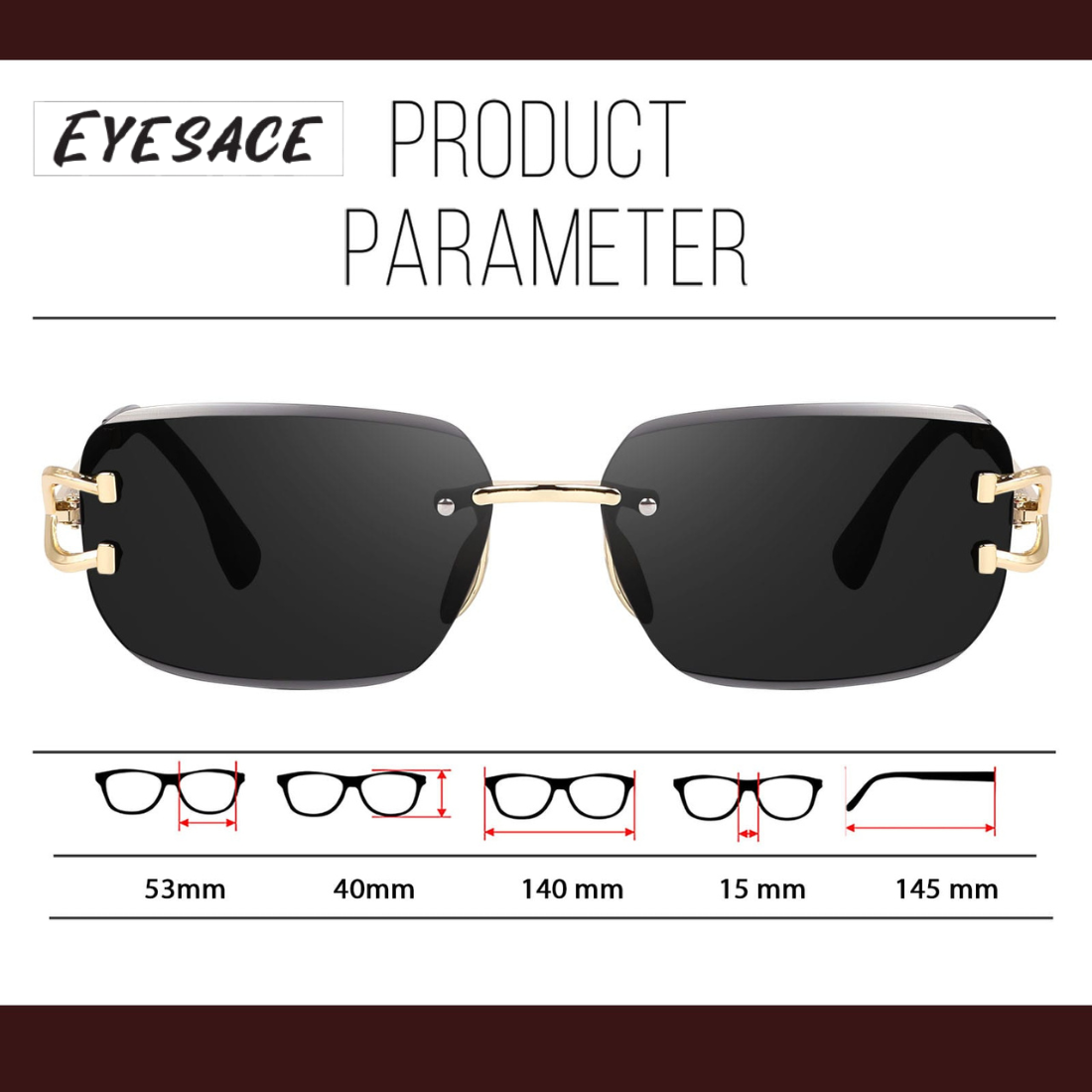 Abhishek Sharma Sunglasses !Power isn’t shown, it’s felt. 🖤✨ And with these gold & black Eyesace Sunglasses, it hits different.  Clean design, bold presence, timeless class. 😎  🕶️ Eyesace