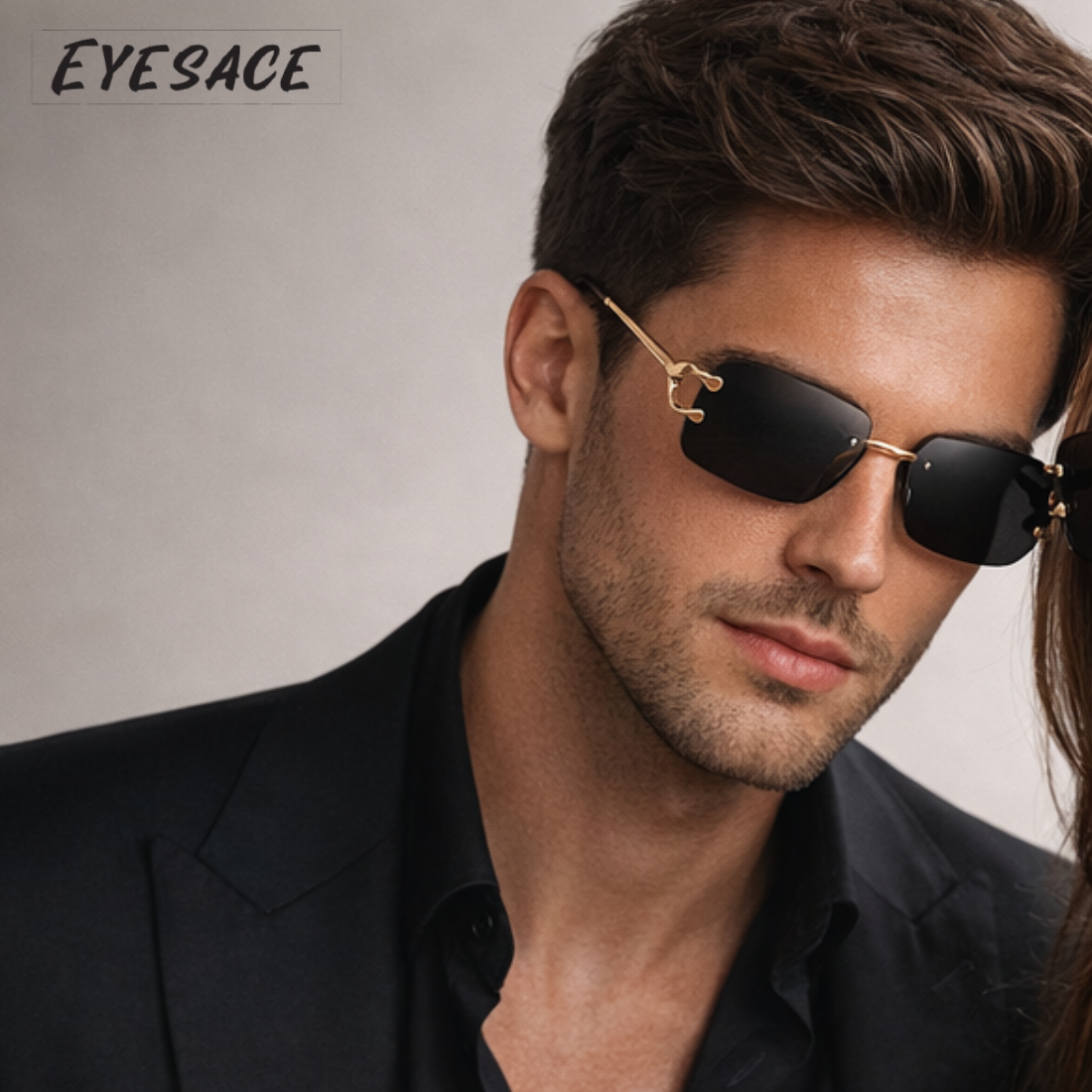 Abhishek Sharma Sunglasses !Power isn’t shown, it’s felt. 🖤✨ And with these gold & black Eyesace Sunglasses, it hits different.  Clean design, bold presence, timeless class. 😎  🕶️ Eyesace