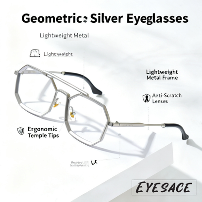 Eyesace BlueGuard X Square Sunglasses – Premium square frame with advanced blue cut lenses for stylish looks and all-day eye protection