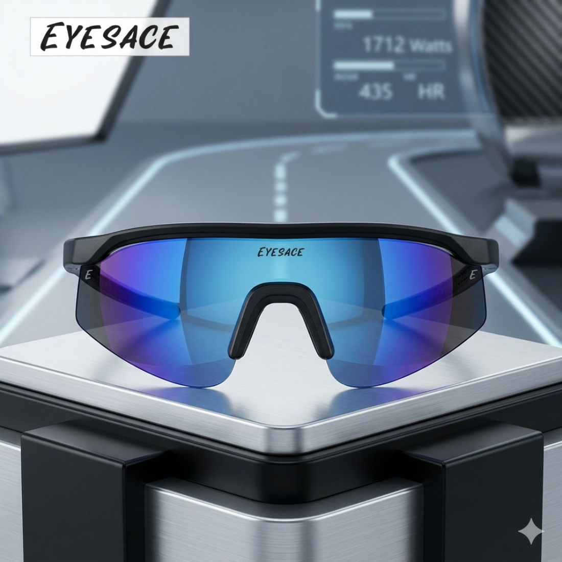 Sports Sunglasses for Unisex Youth IPLCricket Baseball Fishing Cycling Running Golf Mountain Bike Goggles Glasses UV400 Protection | Sport Sunglasses Cycling MTB Running Ski Golf Sport Sunglasses Removable Sport Prescription Glasses By Eyesace®
