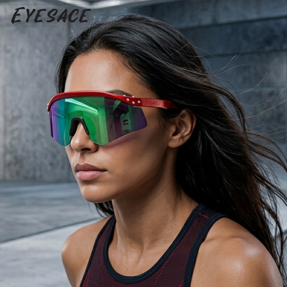 Sports Sunglasses for Unisex Youth IPLCricket Baseball Fishing Cycling Running Golf Mountain Bike Goggles Glasses UV400 Protection | Sport Sunglasses Cycling MTB Running Ski Golf Sport Sunglasses Removable Sport Prescription Glasses By Eyesace®