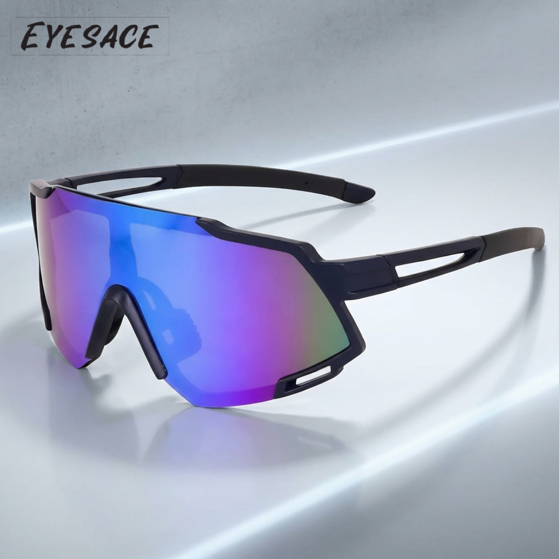 Polarized Sports Sunglasses for Unisex Youth IPLCricket Baseball Fishing Cycling Running Golf Mountain Bike Goggles Glasses UV400 Protection | Sport Sunglasses Cycling MTB Running Ski Golf Sport Sunglasses Removable Sport Prescription Glasses By Eyesace®