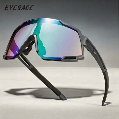 Polarized Sports Sunglasses for Unisex Youth IPLCricket Baseball Fishing Cycling Running Golf Mountain Bike Goggles Glasses UV400 Protection | Sport Sunglasses Cycling MTB Running Ski Golf Sport Sunglasses Removable Sport Prescription Glasses By Eyesace®
