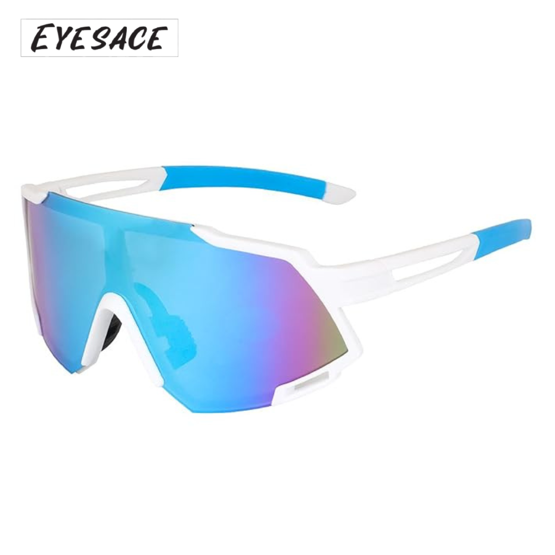 Polarized Sports Sunglasses for Unisex Youth IPLCricket Baseball Fishing Cycling Running Golf Mountain Bike Goggles Glasses UV400 Protection | Sport Sunglasses Cycling MTB Running Ski Golf Sport Sunglasses Removable Sport Prescription Glasses By Eyesace®