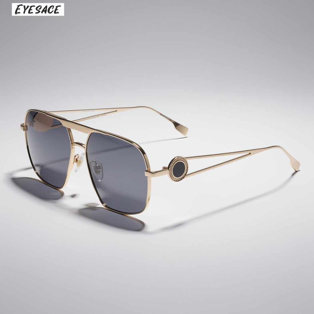 Eyesace® Celebrity Inspired Dhurandar Look Sunglasses for Men & Women | UV Protected | Trendy Dhurandar Style Black Sunglasses | UV400 Protection | Premium Fashion|