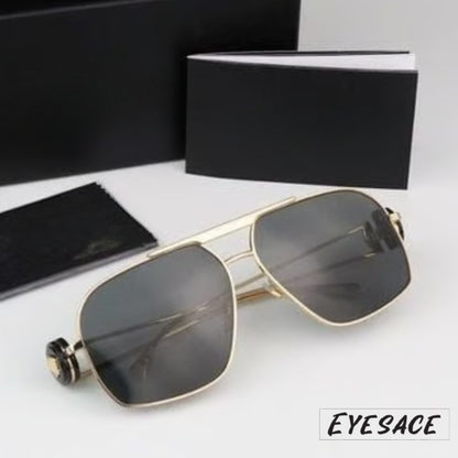 Eyesace® Celebrity Inspired Dhurandar Look Sunglasses for Men & Women | UV Protected | Trendy Dhurandar Style Black Sunglasses | UV400 Protection | Premium Fashion|