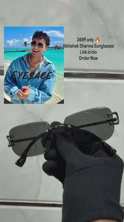 Abhishek Sharma 👑✨ Black calm, Black bold — balance of class & confidence.  Eyesace Sunglasses turning every outfit into a statement. Clean, rich, and effortlessly powerful. 😎  This is what elite style looks like.